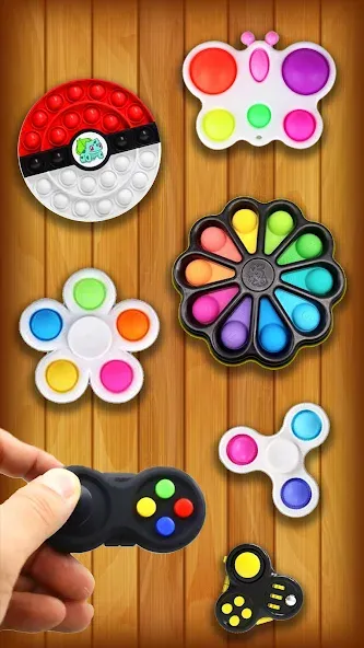 Antistress: Pop It Games 3D бесплатно на Андроид — мод: Все уровни и без рекламы — скриншот 3 Antistress: Pop It Games 3D бесплатно на Андроид — мод: Все уровни и без рекламы — скриншот 3