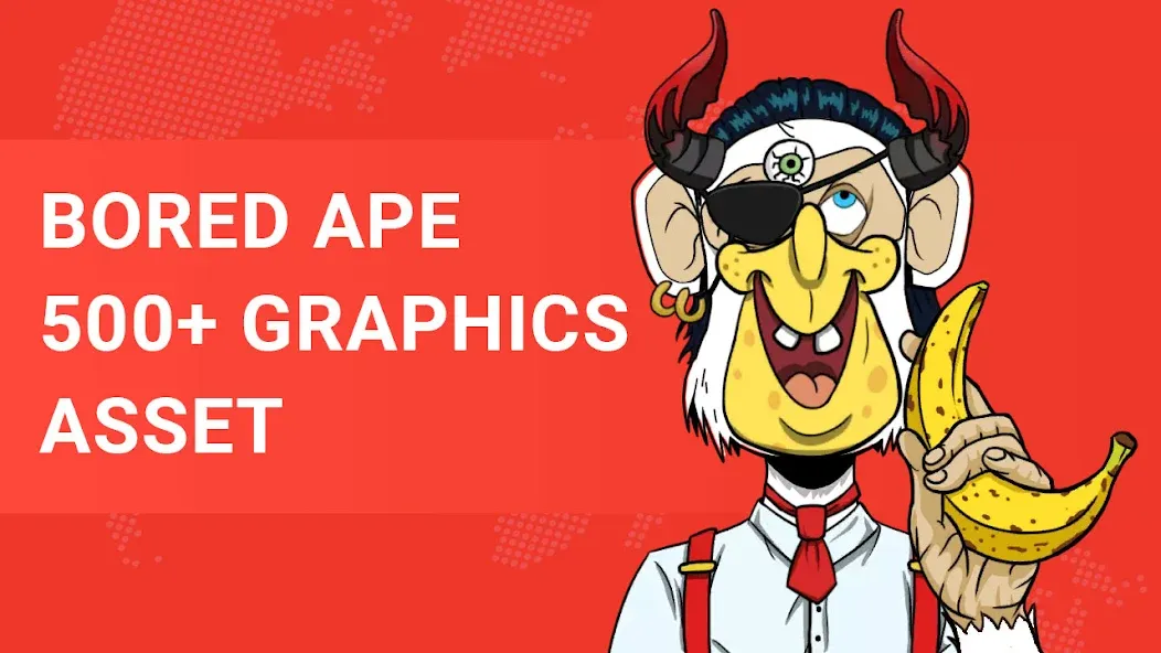 Bored Ape Maker - NFT Art — взломанная версия, Открыты все предметы и фоны — скриншот 4