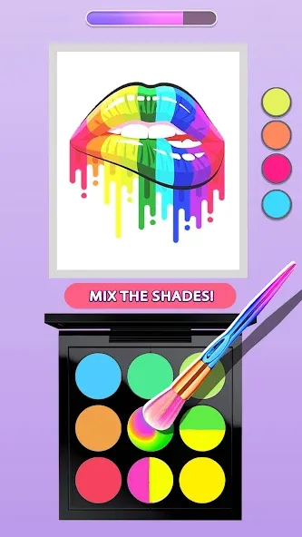 Скачать Makeup Kit - Color Mixing Mod APK — Безлимитные деньги и все предметы — скриншот 1