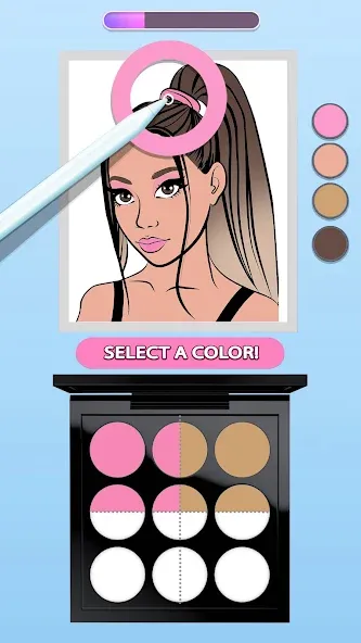 Скачать Makeup Kit - Color Mixing Mod APK — Безлимитные деньги и все предметы — скриншот 2