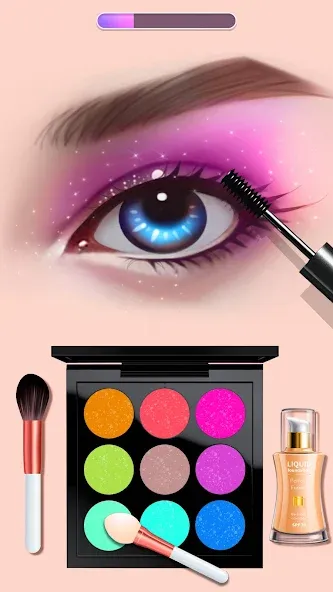 Скачать Makeup Kit - Color Mixing Mod APK — Безлимитные деньги и все предметы — скриншот 3