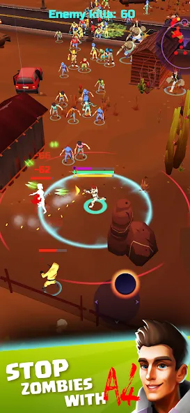 A4 vs Zombies - ZomBattle — Много денег и ресурсов, скачать мод APK — скриншот 1 A4 vs Zombies - ZomBattle — Много денег и ресурсов, скачать мод APK — скриншот 1