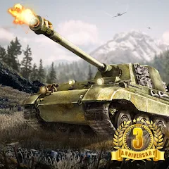 Скачать Tank Warfare: PvP Battle Game на Андроид с модом — Безлимитные деньги и мощные танки