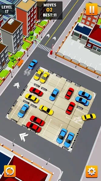 Park Master: Car Parking Jam MOD APK скачать на Андроид — Безлимитные деньги и все машины открыты — скриншот 1