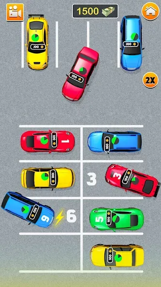 Park Master: Car Parking Jam MOD APK скачать на Андроид — Безлимитные деньги и все машины открыты — скриншот 2