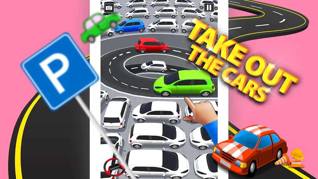 Park Master: Car Parking Jam MOD APK скачать на Андроид — Безлимитные деньги и все машины открыты — скриншот 3