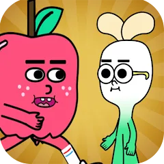 apple and onion running game мод на Андроид: Новые уровни и быстрый бег