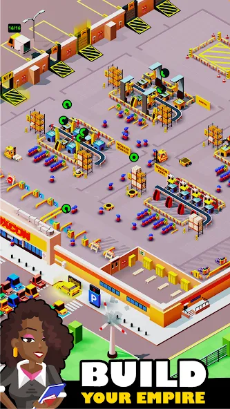 Idle Smartphone Tycoon Factory — Безлимитные деньги и все улучшения, скачать мод APK — скриншот 2