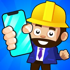 Idle Smartphone Tycoon Factory — Безлимитные деньги и все улучшения, скачать мод APK