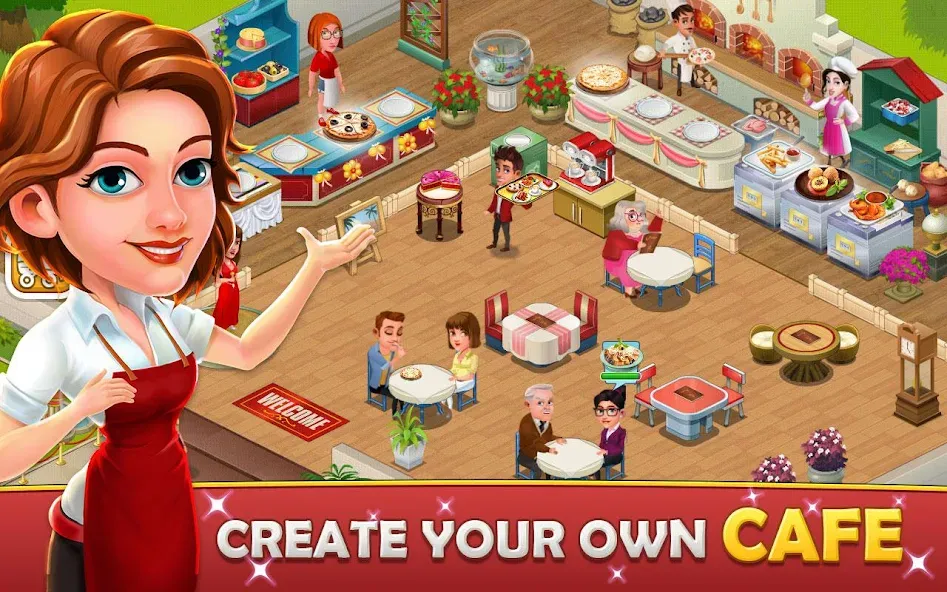 Скачать Cafe Tycoon – Cooking & Fun бесплатно — Много денег и все рецепты — скриншот 1 Скачать Cafe Tycoon – Cooking & Fun бесплатно — Много денег и все рецепты — скриншот 1