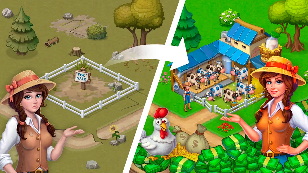 Скачать Idle Farmer: Mine Game — Безлимитные деньги и ресурсы — скриншот 1 Скачать Idle Farmer: Mine Game — Безлимитные деньги и ресурсы — скриншот 1