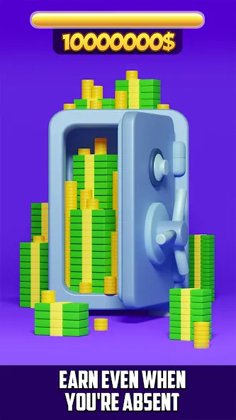 Money cash clicker взломанный APK — Много денег без рекламы — скриншот 4