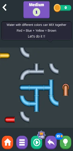 Скачать Color Plumber — Без рекламы и все уровни открыты — скриншот 2