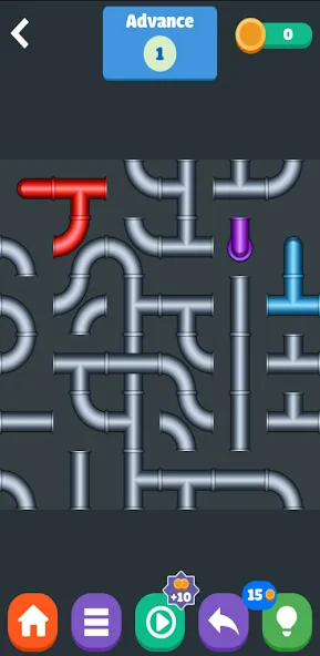 Скачать Color Plumber — Без рекламы и все уровни открыты — скриншот 3