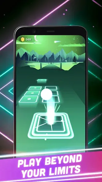 Hop Tiles 3D: Hit music game бесплатно на Андроид — мод: Открыты все песни и уровни — скриншот 2 Hop Tiles 3D: Hit music game бесплатно на Андроид — мод: Открыты все песни и уровни — скриншот 2