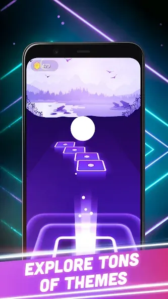 Hop Tiles 3D: Hit music game бесплатно на Андроид — мод: Открыты все песни и уровни — скриншот 3 Hop Tiles 3D: Hit music game бесплатно на Андроид — мод: Открыты все песни и уровни — скриншот 3