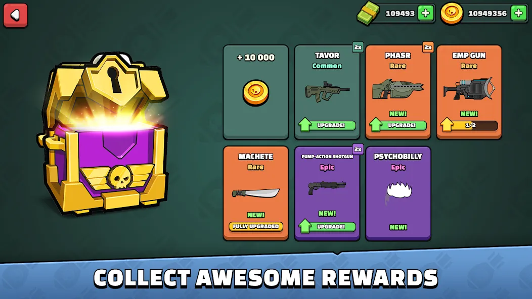 Mini Militia - War.io — скачать мод: Много денег и все скины — скриншот 4 Mini Militia - War.io — скачать мод: Много денег и все скины — скриншот 4