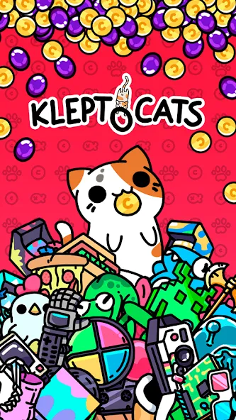 KleptoCats мод на Андроид: Безлимитные монеты и редкие предметы — скриншот 1 KleptoCats мод на Андроид: Безлимитные монеты и редкие предметы — скриншот 1