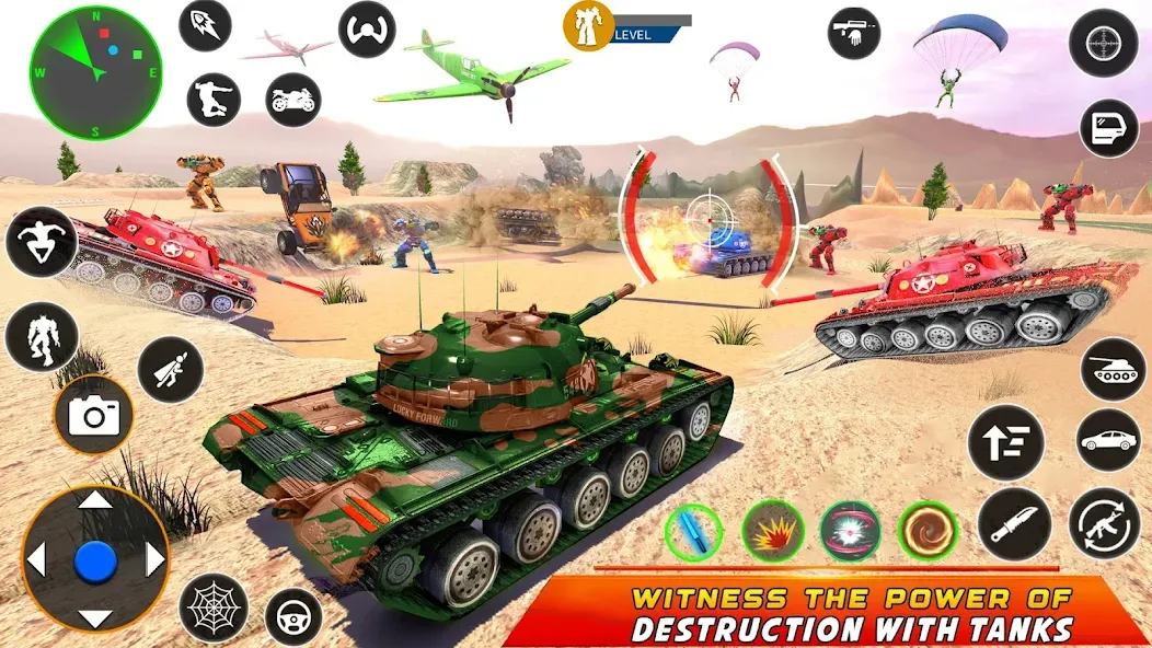 Скачать Army Bus Robot Car Game 3d последней версии — Безлимитные деньги и все машины открыты — скриншот 3