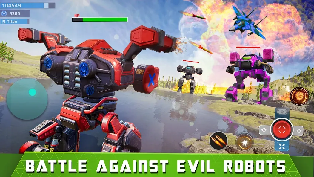 Скачать Mech Robot Wars - Multi Robot последней версии — Безлимитные деньги и роботы — скриншот 1 Скачать Mech Robot Wars - Multi Robot последней версии — Безлимитные деньги и роботы — скриншот 1