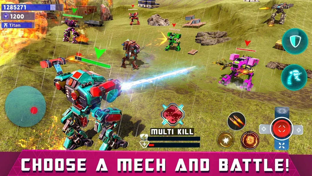 Скачать Mech Robot Wars - Multi Robot последней версии — Безлимитные деньги и роботы — скриншот 2 Скачать Mech Robot Wars - Multi Robot последней версии — Безлимитные деньги и роботы — скриншот 2