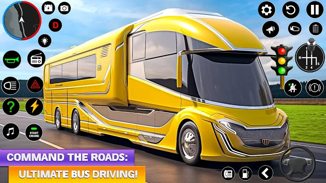 Скачать Ultimate Bus Driving Simulator последней версии — Безлимитные деньги и топливо — скриншот 3