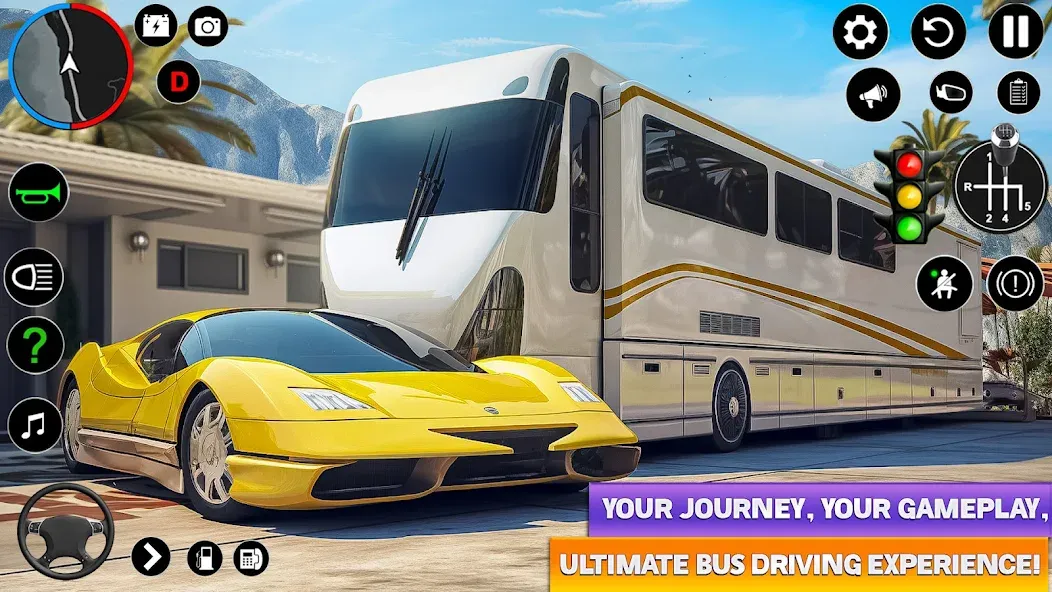 Скачать Ultimate Bus Driving Simulator последней версии — Безлимитные деньги и топливо — скриншот 5