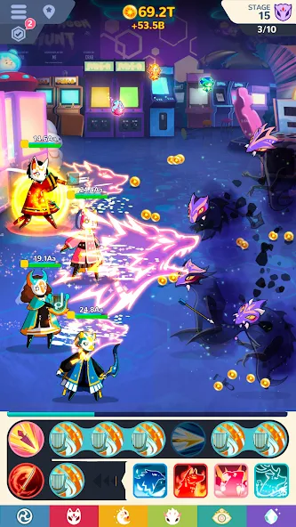 Masketeers : Idle Has Fallen взломанный APK — Безлимитные деньги и алмазы — скриншот 1 Masketeers : Idle Has Fallen взломанный APK — Безлимитные деньги и алмазы — скриншот 1