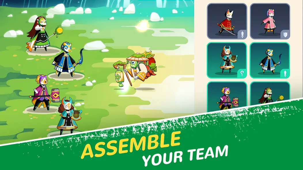 Masketeers : Idle Has Fallen взломанный APK — Безлимитные деньги и алмазы — скриншот 5 Masketeers : Idle Has Fallen взломанный APK — Безлимитные деньги и алмазы — скриншот 5
