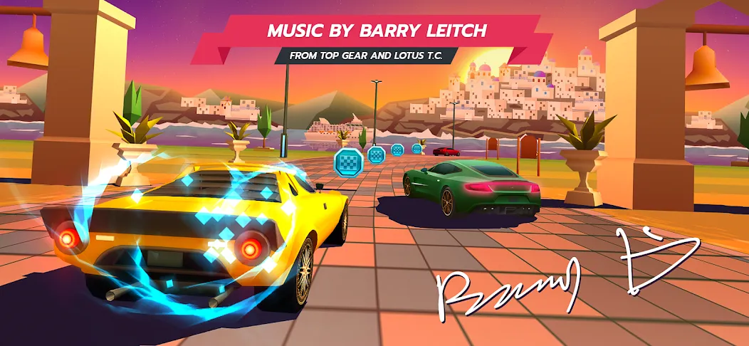 Horizon Chase – Arcade Racing MOD APK скачать на Андроид — Безлимитные деньги и топливо — скриншот 4 Horizon Chase – Arcade Racing MOD APK скачать на Андроид — Безлимитные деньги и топливо — скриншот 4