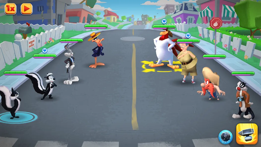 Скачать Looney Tunes™ World of Mayhem — Безлимитные монеты и усиленные персонажи — скриншот 4