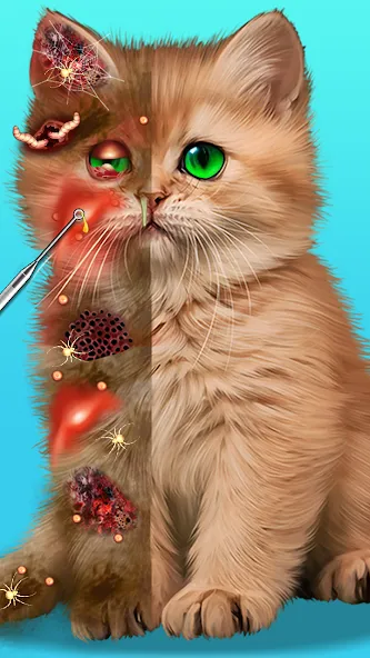Virtual Cat ASMR Spa Makeover (Мод: Безлимитные деньги и премиум-уход) — скачать на Андроид — скриншот 1 Virtual Cat ASMR Spa Makeover (Мод: Безлимитные деньги и премиум-уход) — скачать на Андроид — скриншот 1