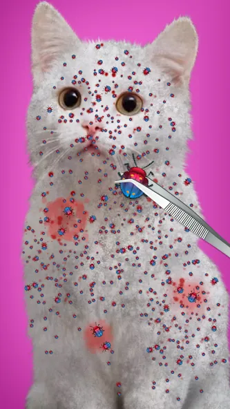 Virtual Cat ASMR Spa Makeover (Мод: Безлимитные деньги и премиум-уход) — скачать на Андроид — скриншот 3 Virtual Cat ASMR Spa Makeover (Мод: Безлимитные деньги и премиум-уход) — скачать на Андроид — скриншот 3