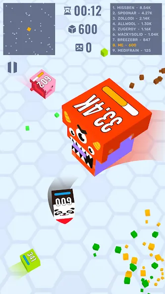 Cube Zone io — взломанная версия, Безлимитные монеты и усиленная атака — скриншот 1 Cube Zone io — взломанная версия, Безлимитные монеты и усиленная атака — скриншот 1