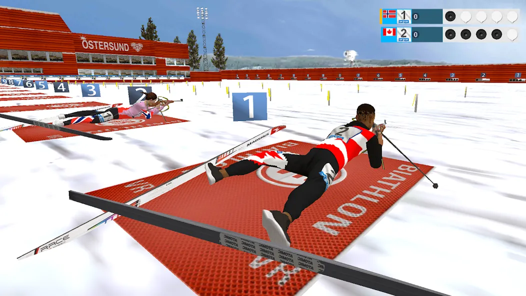 Biathlon VR MOD APK: Новые трассы и улучшенное прицеливание — скриншот 2 Biathlon VR MOD APK: Новые трассы и улучшенное прицеливание — скриншот 2