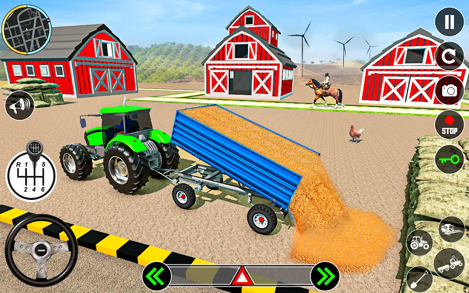 Скачать Tractor Farming: Tractor Games мод — Безлимитные деньги и техника — скриншот 5 Скачать Tractor Farming: Tractor Games мод — Безлимитные деньги и техника — скриншот 5