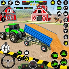 Скачать Tractor Farming: Tractor Games мод — Безлимитные деньги и техника