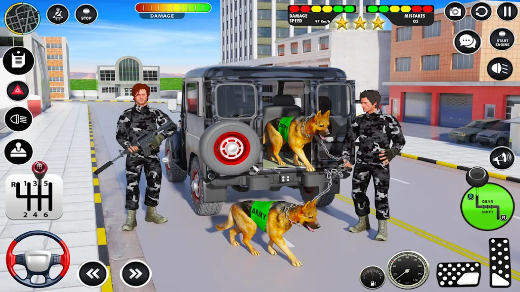 Army Vehicle Transport Truck на телефон — скачать мод: Безлимитные деньги и топливо — скриншот 4