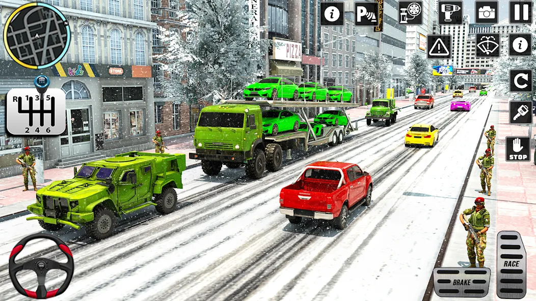 US Army Games Truck Transport взломанный APK — Безлимитные деньги и топливо — скриншот 5 US Army Games Truck Transport взломанный APK — Безлимитные деньги и топливо — скриншот 5
