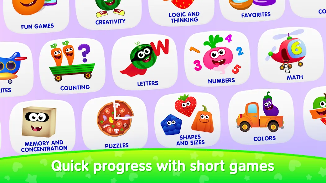 Скачать Educational games for kids 2-4 на Андроид с модом — Разблокированы все игры и уровни — скриншот 1 Скачать Educational games for kids 2-4 на Андроид с модом — Разблокированы все игры и уровни — скриншот 1