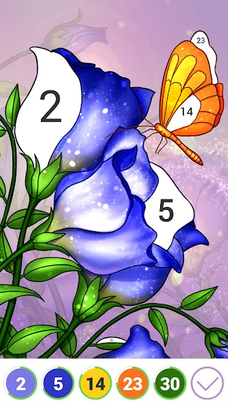 Hola Color--Coloring by Number (Мод: Без рекламы и все раскраски открыты) — скачать на Андроид — скриншот 2