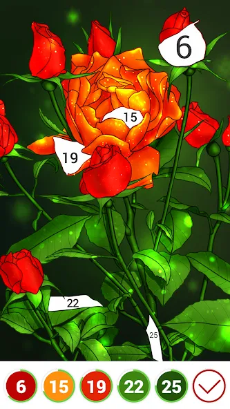 Hola Color--Coloring by Number (Мод: Без рекламы и все раскраски открыты) — скачать на Андроид — скриншот 4