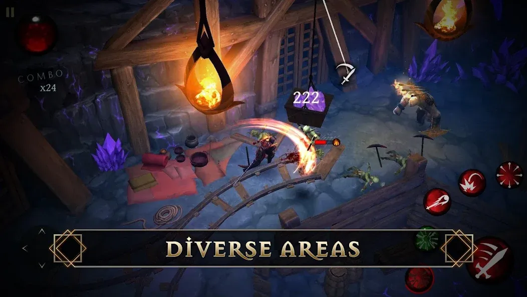 BladeBound: RPG Adventure Game взломанный APK — Безлимитные деньги и алмазы — скриншот 2 BladeBound: RPG Adventure Game взломанный APK — Безлимитные деньги и алмазы — скриншот 2
