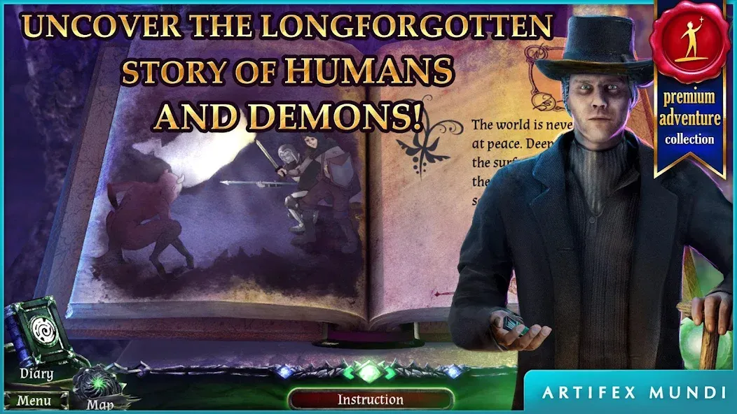 Мод Demon Hunter 3: Revelation — Безлимитные подсказки и жизни, скачать APK — скриншот 4 Мод Demon Hunter 3: Revelation — Безлимитные подсказки и жизни, скачать APK — скриншот 4