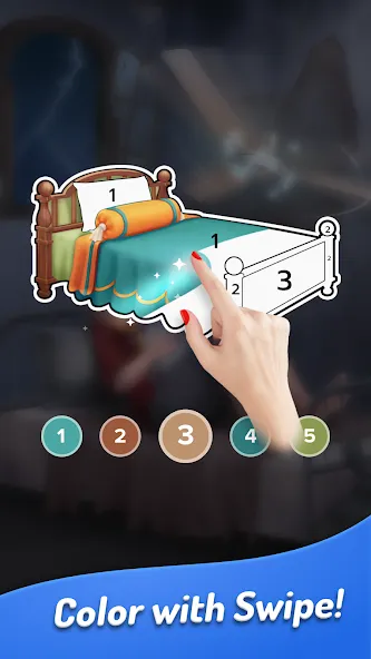 Colorswipes® - Color by Number MOD APK скачать на Андроид — Без рекламы и открыты все уровни — скриншот 3 Colorswipes® - Color by Number MOD APK скачать на Андроид — Без рекламы и открыты все уровни — скриншот 3