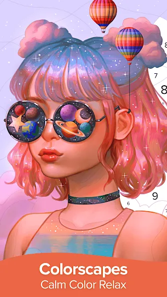 Colorscapes® - Color by Number — скачать мод: Без рекламы и все раскраски открыты — скриншот 2 Colorscapes® - Color by Number — скачать мод: Без рекламы и все раскраски открыты — скриншот 2