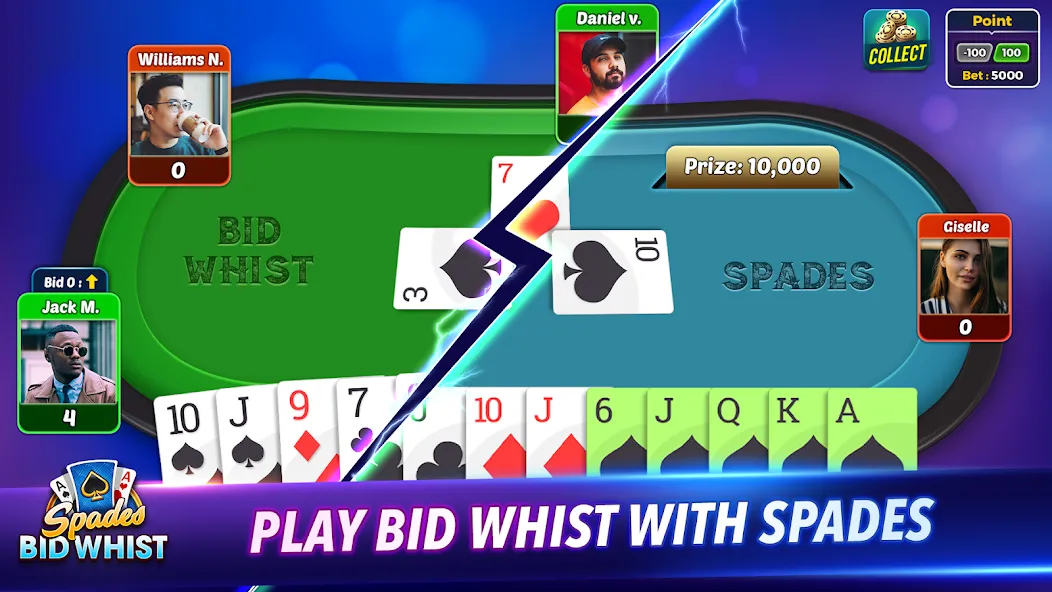 Скачать Spades: Bid Whist Classic Game бесплатно — Без рекламы и все карты открыты — скриншот 2 Скачать Spades: Bid Whist Classic Game бесплатно — Без рекламы и все карты открыты — скриншот 2