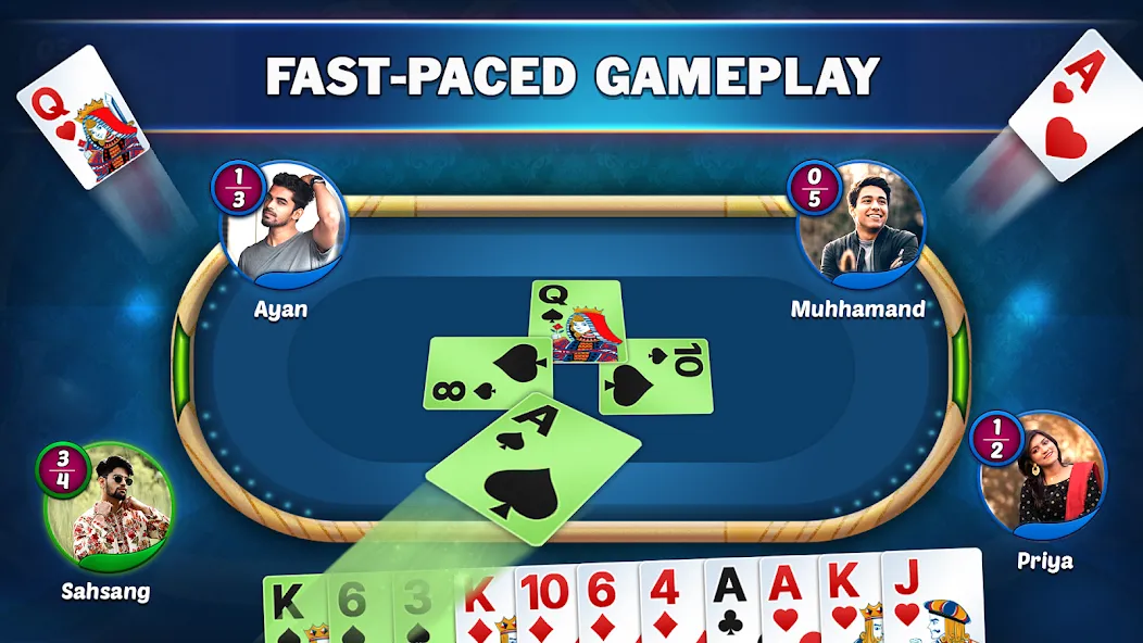Callbreak Star - Card Game на телефон — скачать мод: Безлимитные монеты и все режимы — скриншот 4