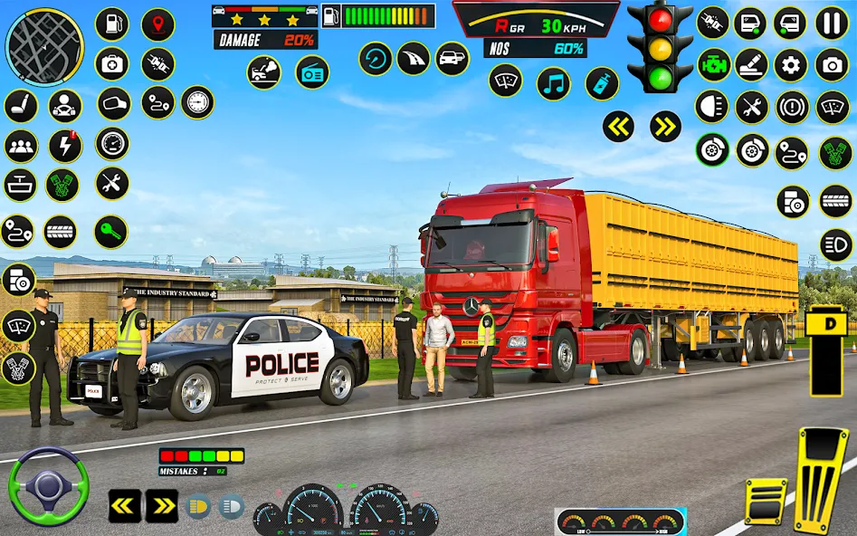 US Truck Simulator Game 2022 — взломанная версия, Безлимитные деньги и топливо — скриншот 3