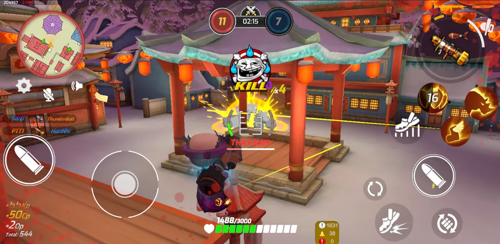 As Legends: 5v5 Chibi TPS Game на телефон — скачать мод: Безлимитные ресурсы и открытые герои — скриншот 4 As Legends: 5v5 Chibi TPS Game на телефон — скачать мод: Безлимитные ресурсы и открытые герои — скриншот 4